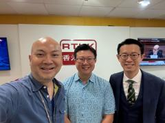 鍾傑良、羅樂然博士、陳狄安